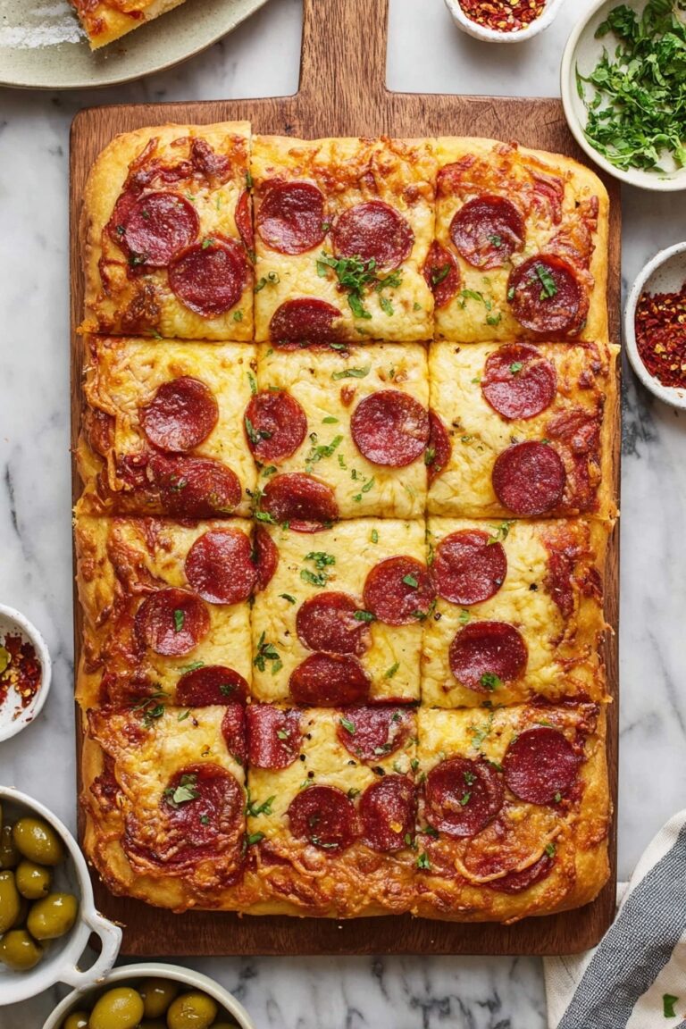 Homemade Pepperoni Pizza Recipe