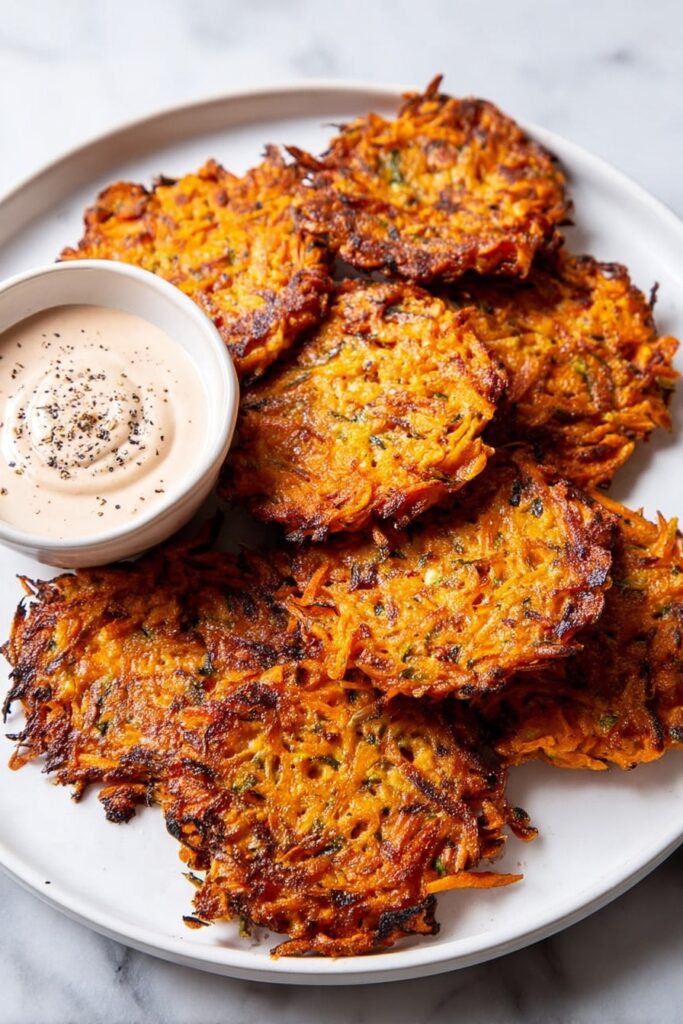Baked Vegan Sweet Potato Hash Browns Recipe