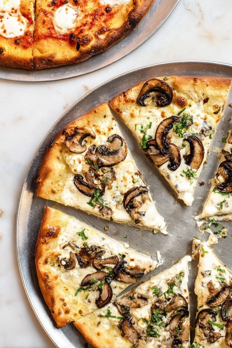 Mushroom and Herb Pizza Recipe