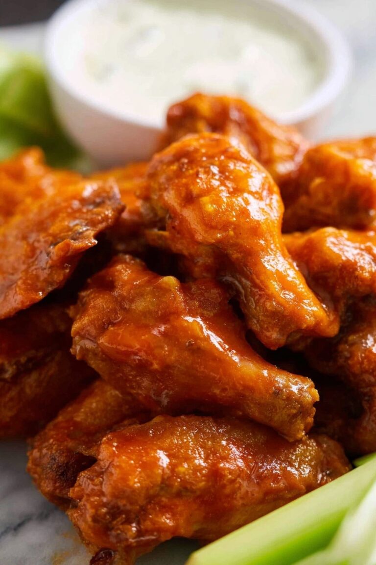 Crispy Oven Baked Buffalo Wings Recipe
