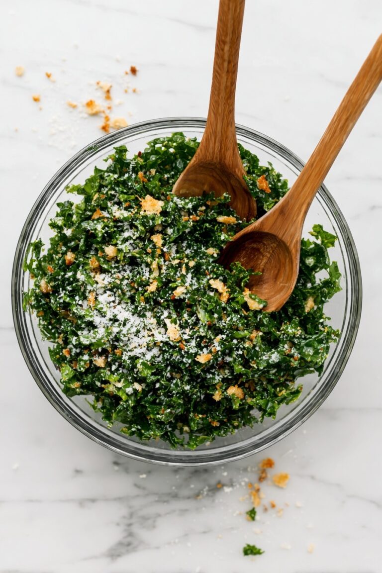 Crispy Parmesan Kale Salad Recipe