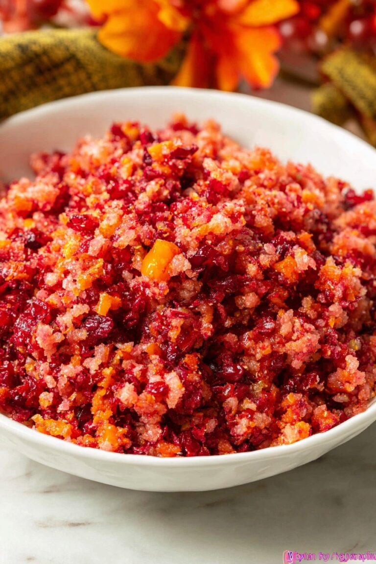 Easy Cranberry Orange Relish Recipe