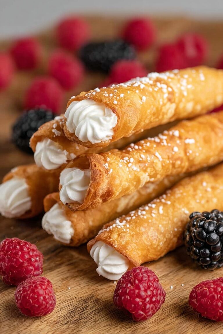 British Brandy Snaps with Whipped Cream Recipe