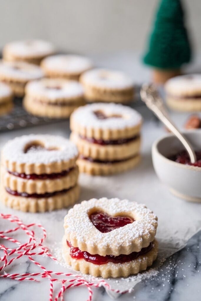 Delicious Raspberry Linzer Cookies Recipe