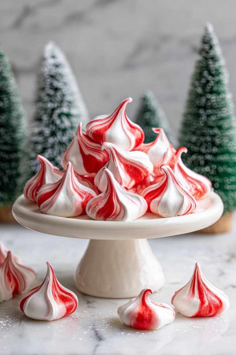 Peppermint Meringues Recipe