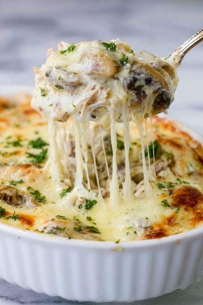 Creamy Turkey Tetrazzini Pasta Bake Recipe