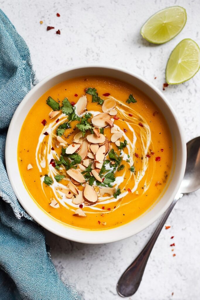 Instant Pot Thai Curried Butternut Squash Soup Recipe