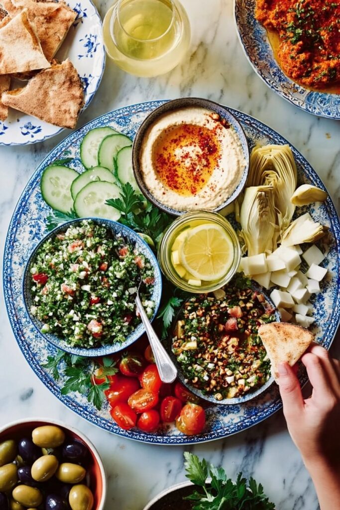 Middle Eastern Mezze Platter Recipe