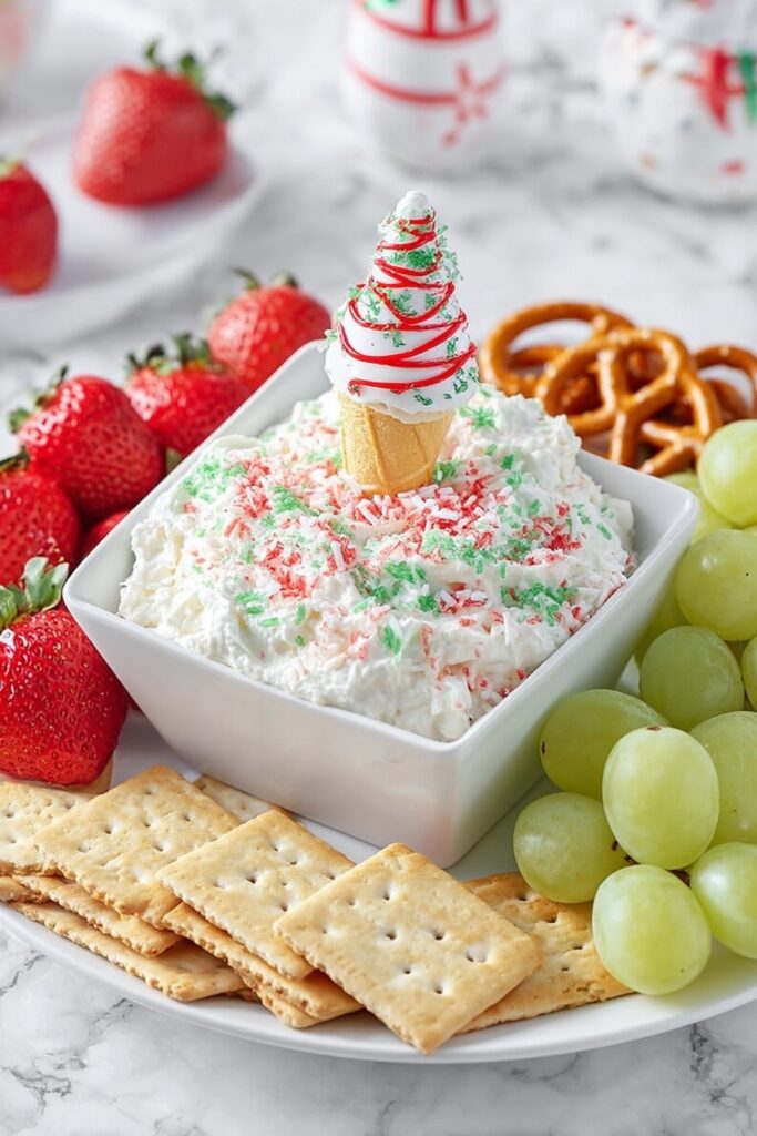 Christmas Tree Snack Cake Dip Recipe