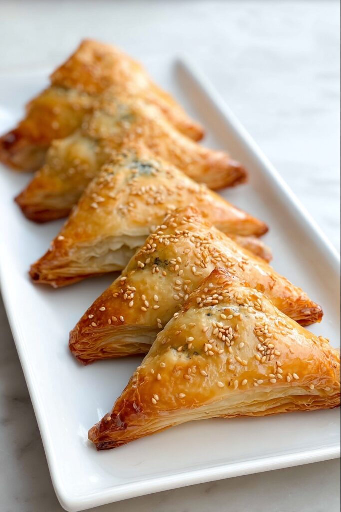 Easy Spinach Phyllo Triangles Recipe