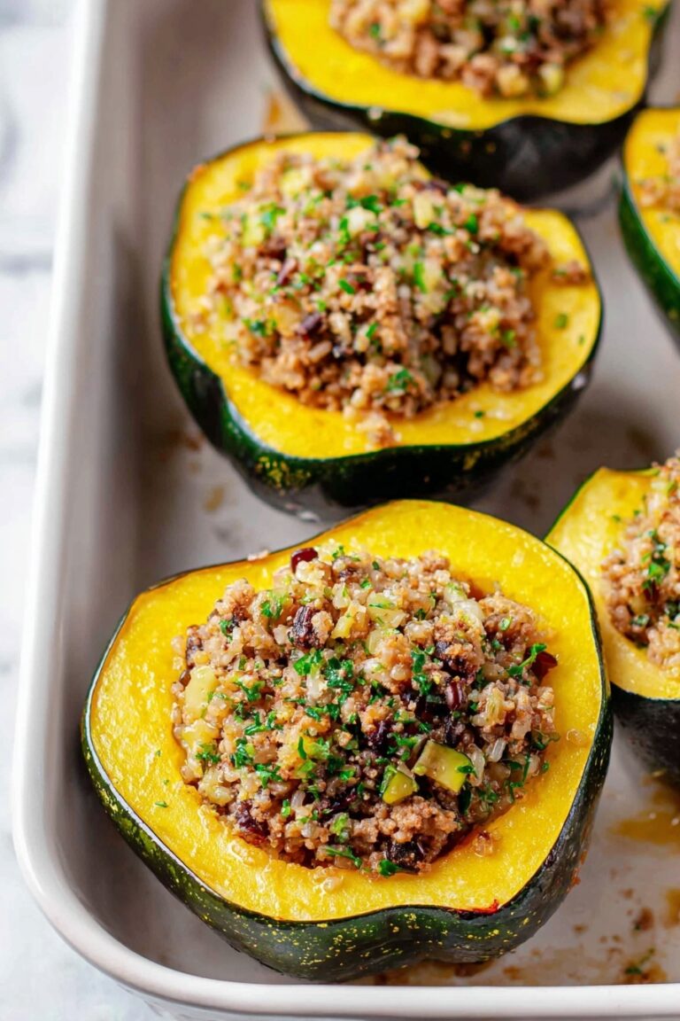 Moroccan Stuffed Acorn Squash Recipe