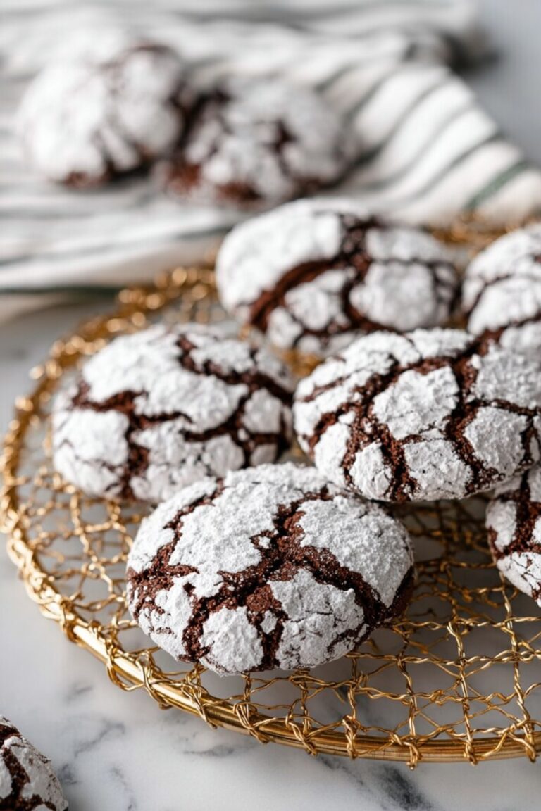 Chocolate Crinkle Cookies Recipe