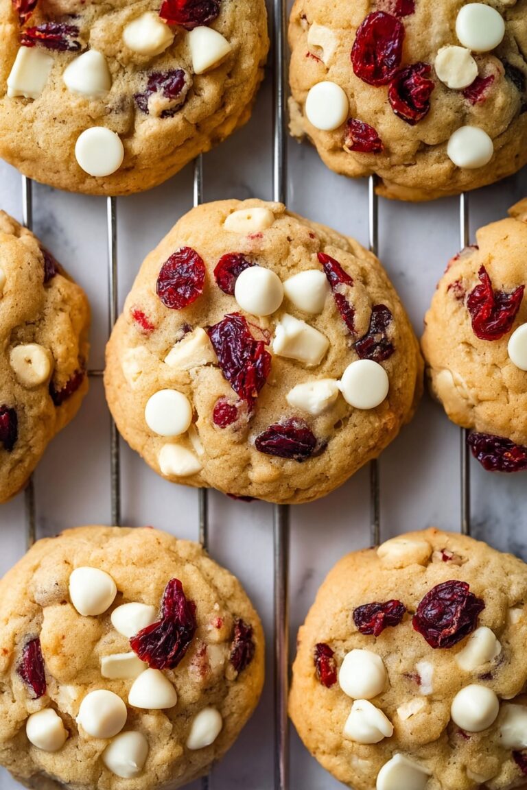 Oatmeal Cranberry White Chocolate Cookies Recipe
