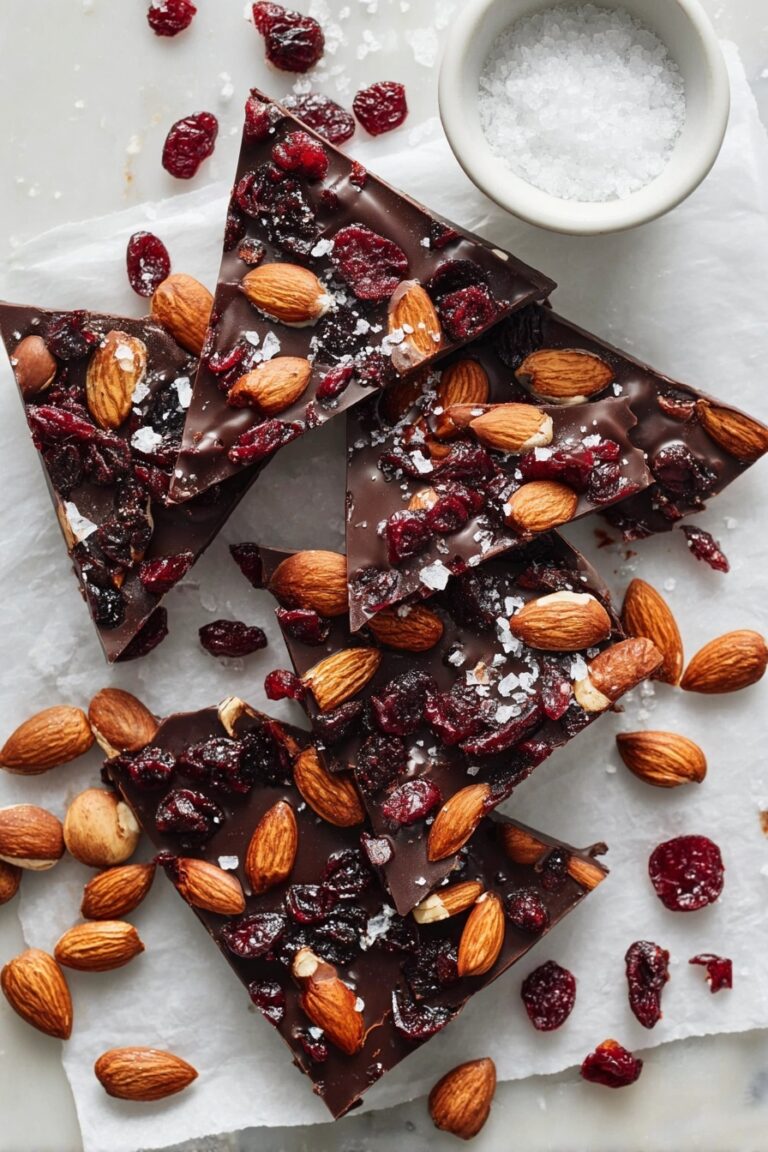 Easy Chocolate Bark Recipe with Nuts and Fruit Recipe