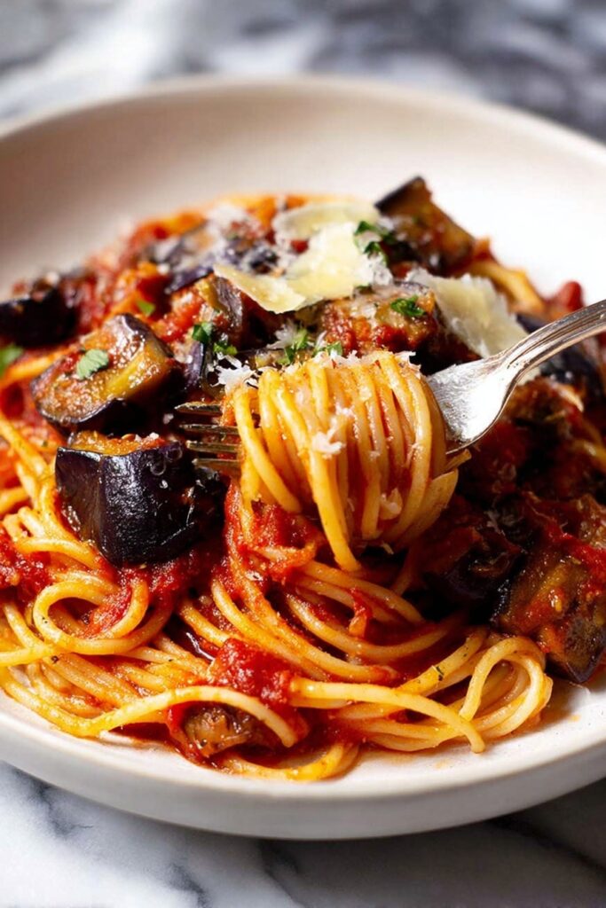 Eggplant Pasta alla Norma Recipe