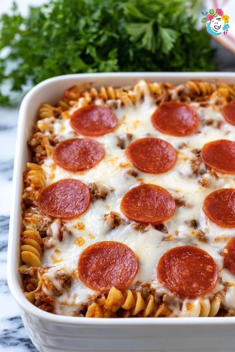 Baked Pizza Pasta Recipe