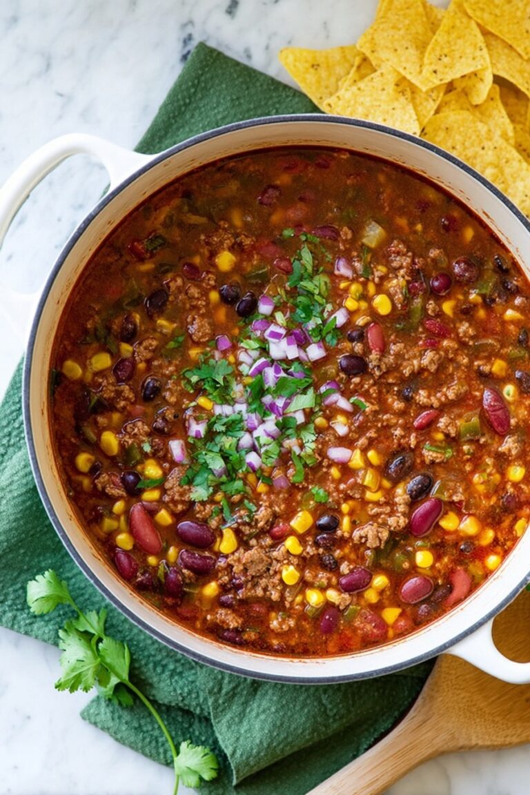 Beef Taco Soup Recipe