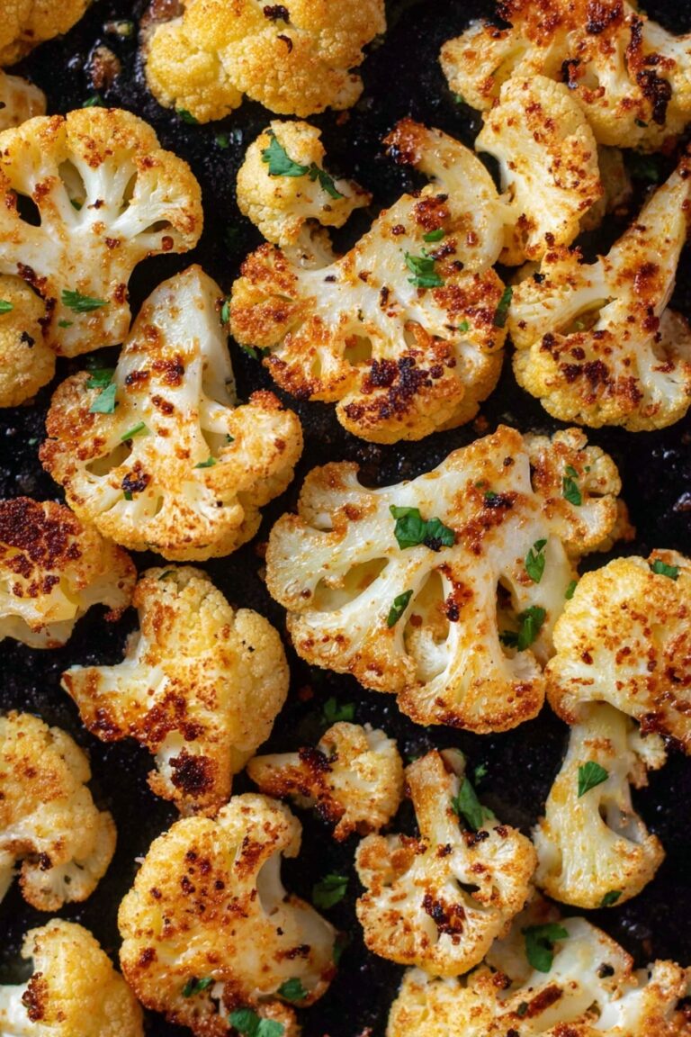 Oven Roasted Cauliflower Recipe