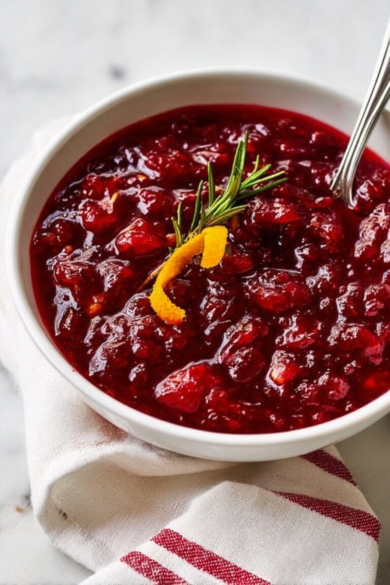 Homemade Cranberry Orange Sauce Recipe