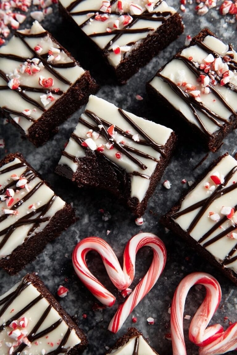 Peppermint Brownies with Cream Cheese Top Recipe