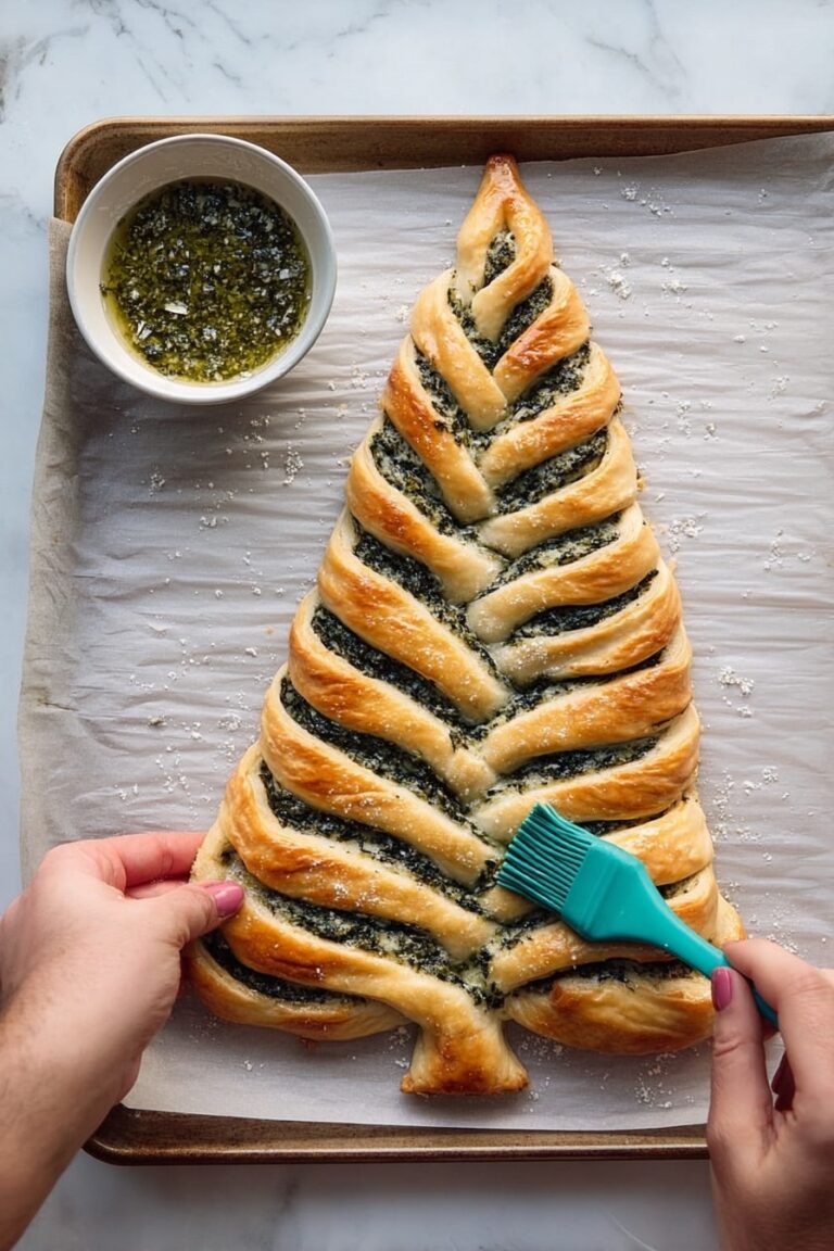Christmas Spinach Dip Breadsticks Recipe