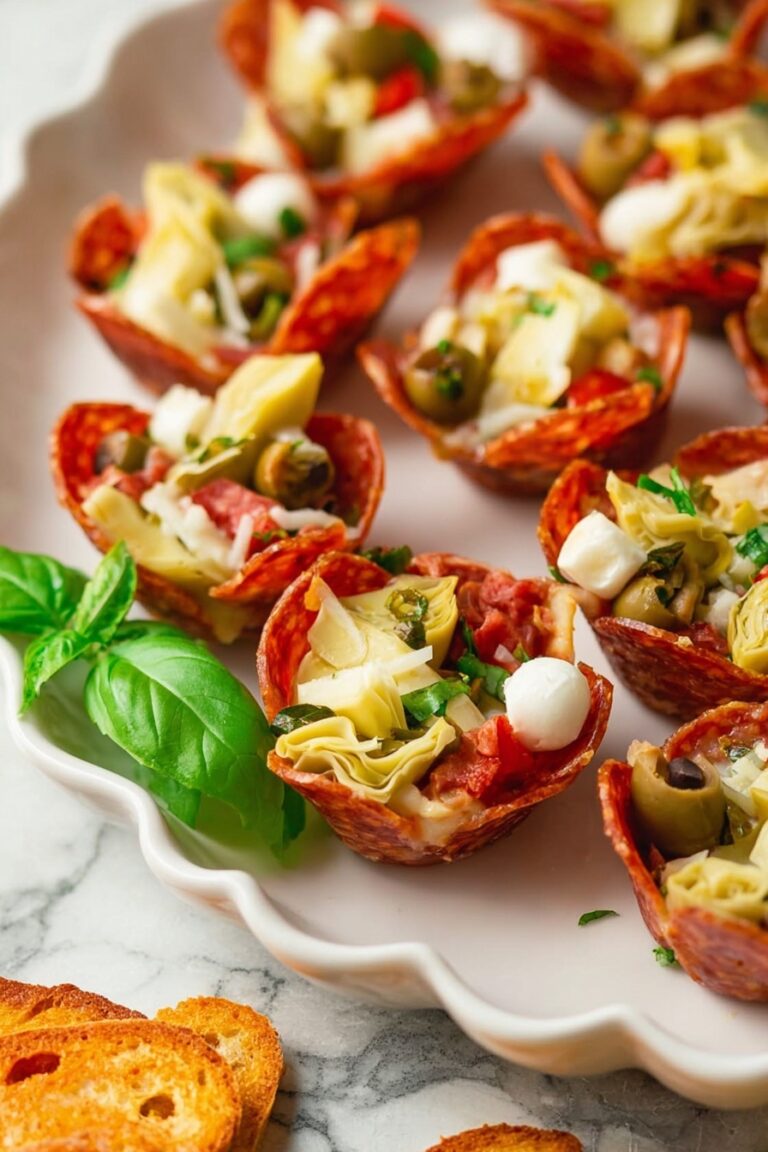 Salami Antipasto Bites Recipe