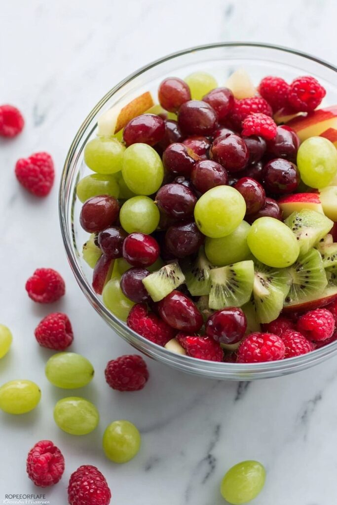 Festive Fruit Salad with Honey Lime Dressing Recipe