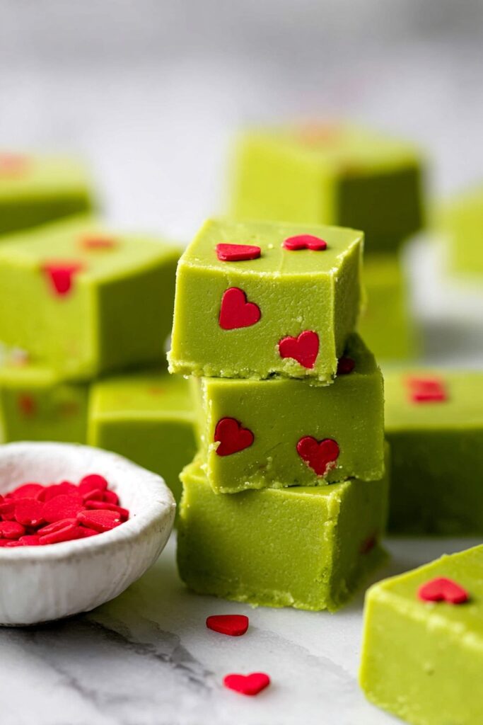 Grinch Fudge Recipe with White Chocolate and Green Coloring Recipe