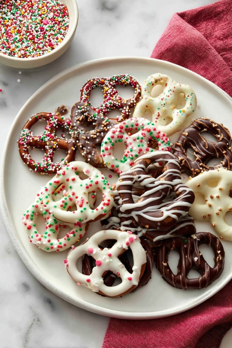 Easy Chocolate Covered Pretzels Recipe