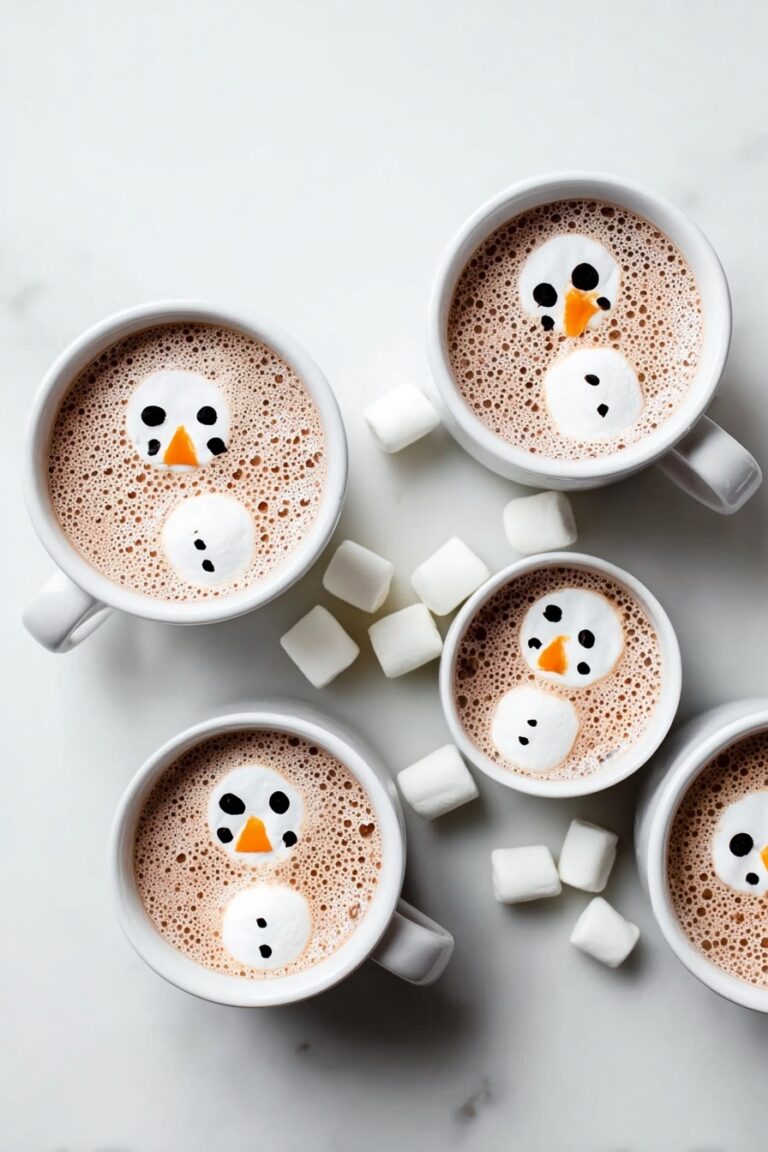 Mint Snowman Marshmallows Recipe