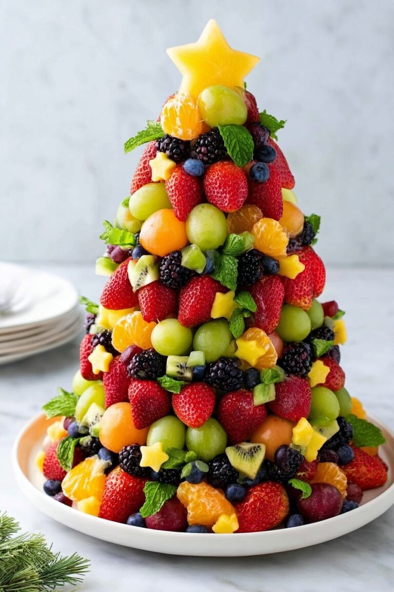 Festive Fruit Christmas Tree Recipe