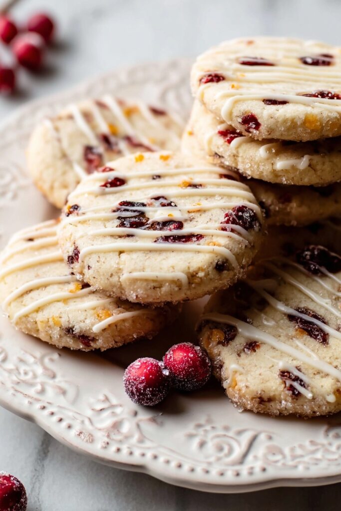 Cranberry Orange Icebox Cookies Recipe