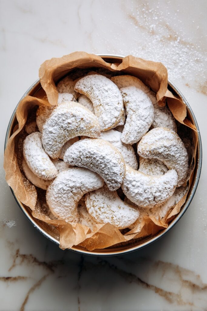 Almond Crescent Cookies Recipe