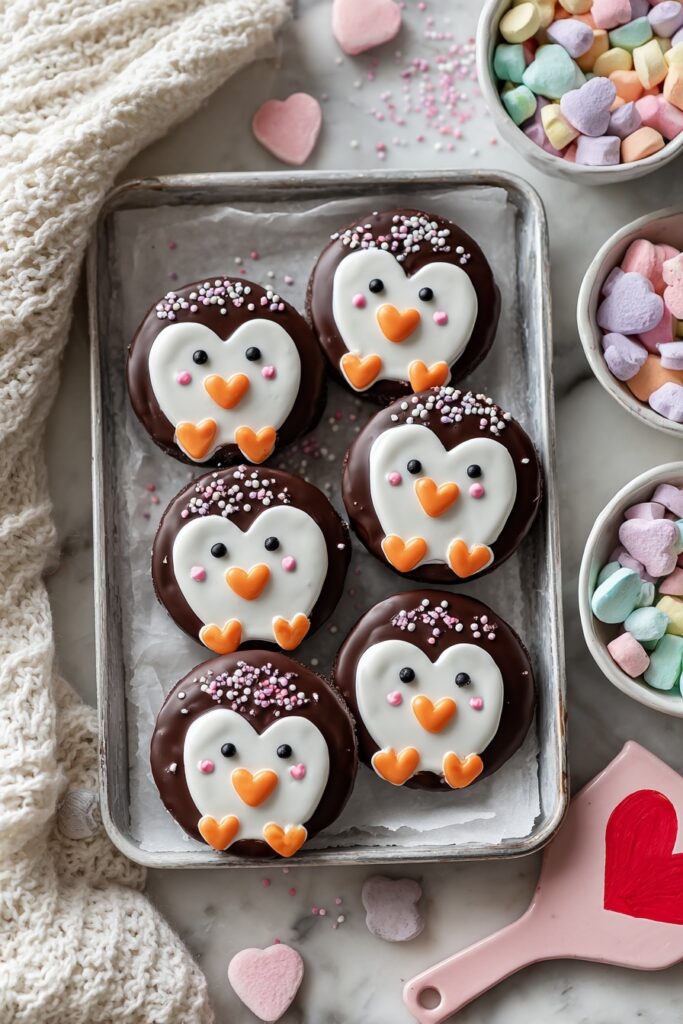 Chocolate Penguin Cookies Recipe