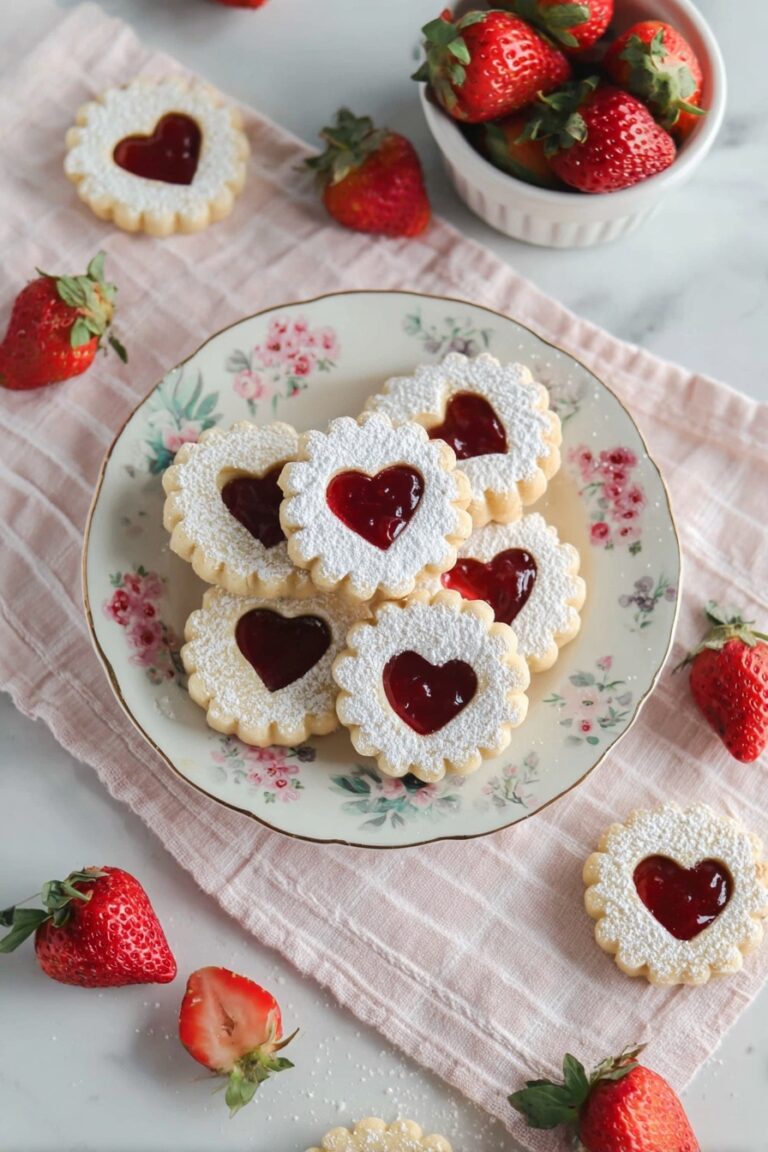 Soft Raspberry Jam Linzer Cookies Recipe