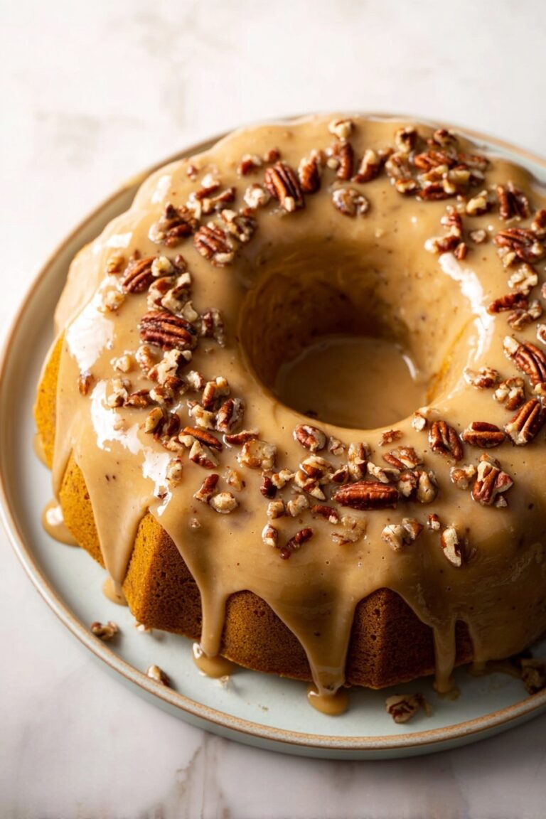 Sweet Potato Pound Cake with Brown Butter Glaze Recipe