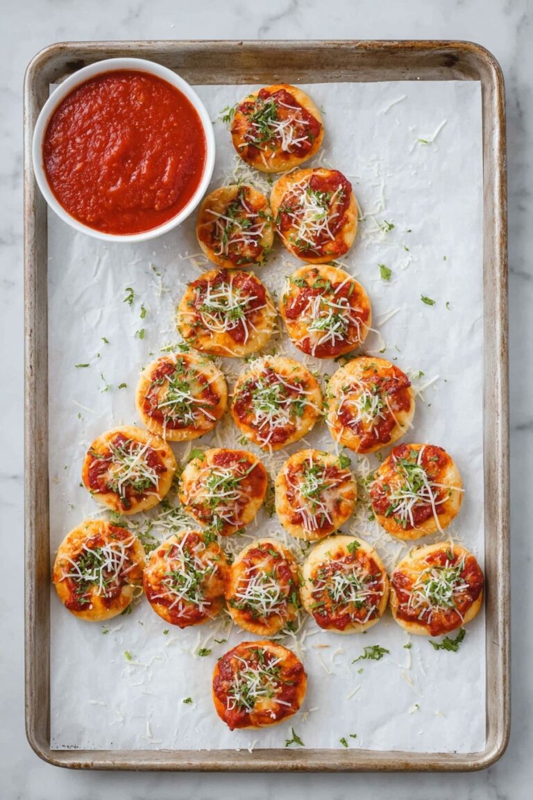 Christmas Tree Pizza Bites Recipe