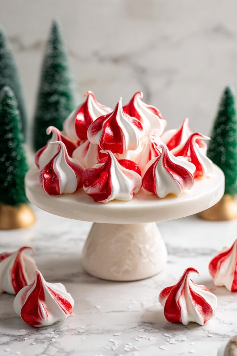 Peppermint Meringue Cookies Recipe