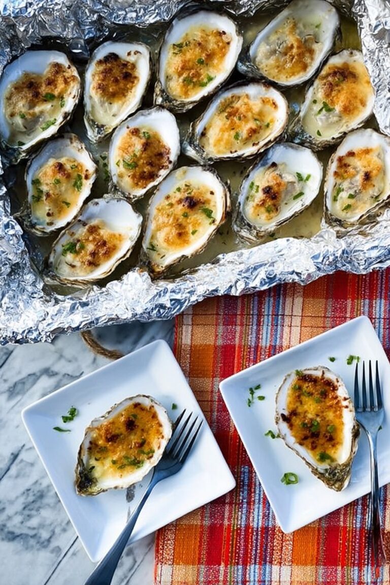 Baked Oysters with Cheesy Creole Seasoning Recipe