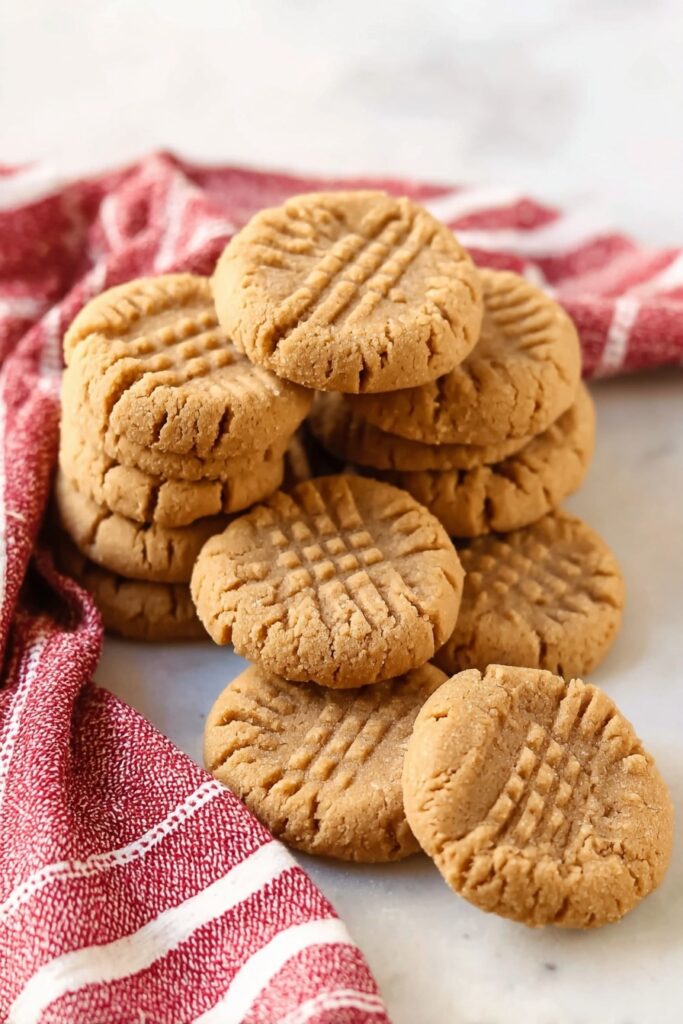 Easy 3-Ingredient Peanut Butter Cookies Recipe