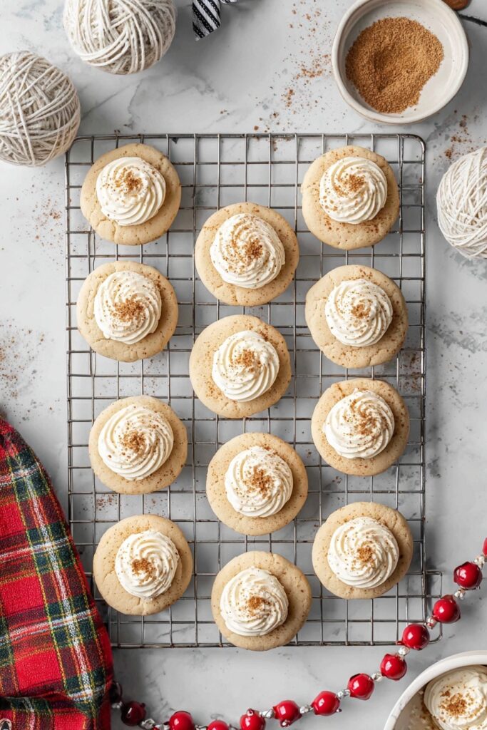 Eggnog Thumbprint Cookies Recipe