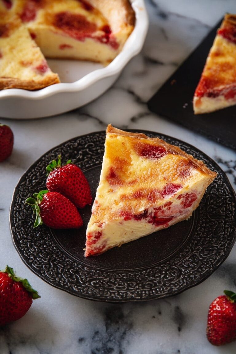 Strawberry Custard Kuchen Recipe
