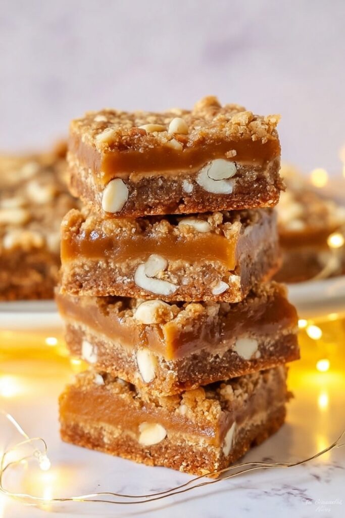 Caramel Gingerbread Cookie Bars Recipe
