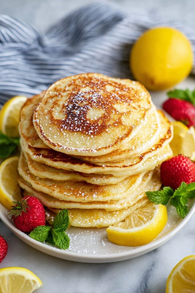 Lemon Ricotta Pancakes Recipe