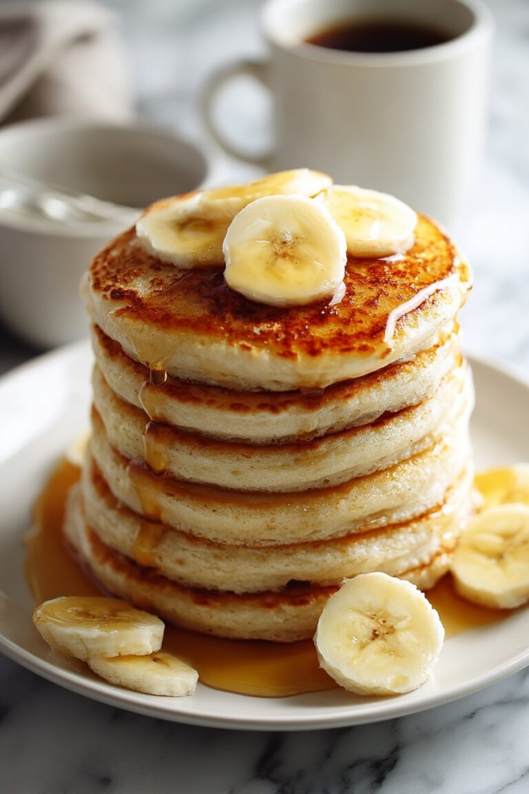 Healthy Banana Oatmeal Pancakes Recipe