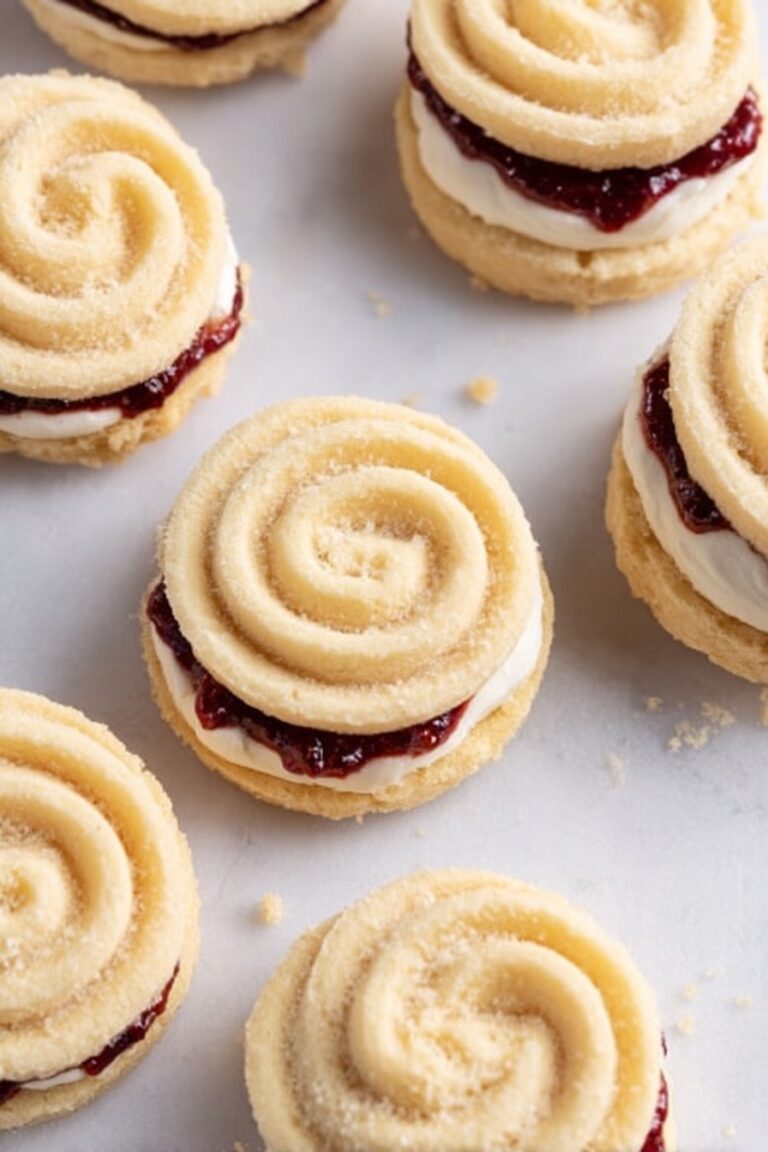 Viennese Whirls with Jam and Vanilla Buttercream Recipe