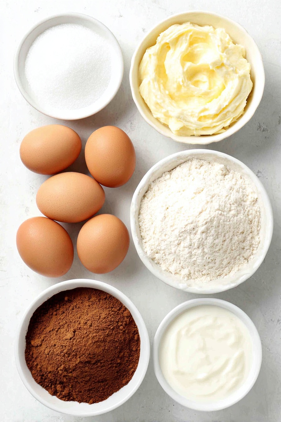 Flat lay of a small bowl of warm water, a small mound of instant yeast granules, two whole brown eggs with clean shells, two whole egg yolks in a white ceramic bowl, a small white bowl of golden honey, a small white bowl of vanilla extract, a small white bowl of fine salt, a small pile of smooth bread flour, a few slices of soft pale yellow butter, a small heap of plump dark raisins, a small pile of bright orange candied orange peel, a small cluster of dark red dried cranberries, a small bunch of tiny dried currants, and a few strands of fresh lemon zest, all arranged symmetrically in simple white ceramic bowls and dishes -- placed on a clean white marble surface, soft natural light, photo taken with an iPhone, professional food photography style, fresh ingredients, white ceramic bowls, no bottles, no duplicates, no utensils, no packaging --ar 2:3 --v 7 --p m7354615311229779997 - Easy Italian Panettone, Italian panettone bread, homemade panettone, festive Christmas bread, fluffy Italian baked good