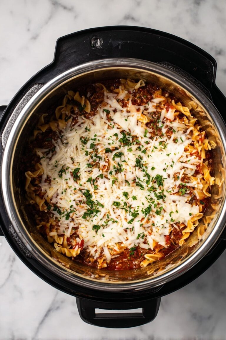 Instant Pot Lazy Lasagna with Cheese Recipe