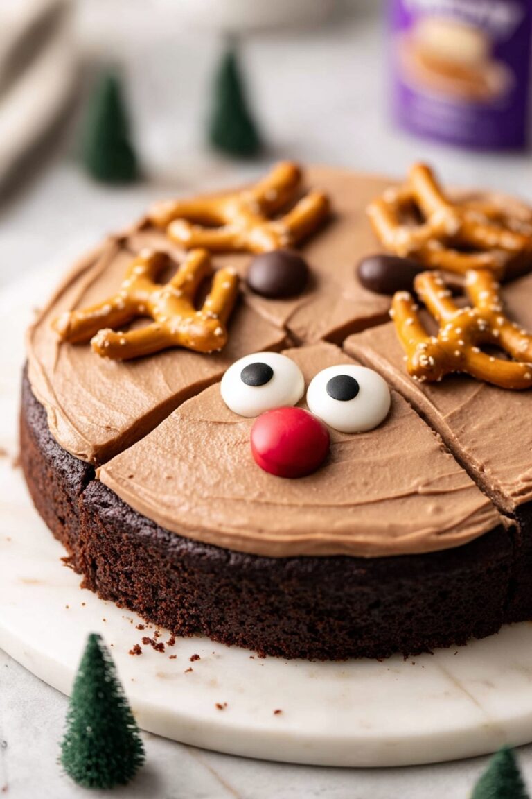 Chocolate Orange Reindeer Cake Recipe