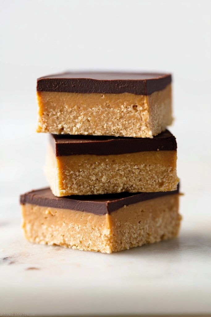 No-Bake Chocolate Peanut Butter Bars Recipe